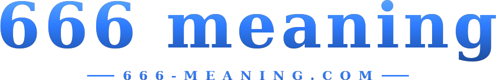 666 meaning logo